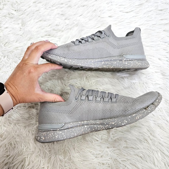 APL Techloom‎ Breeze Women's Gray Lace Up Activewear Athleisure Sneakers Sz 9.5 - Picture 3 of 6